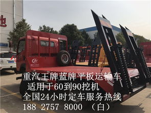 藍牌平板運輸車哪家強？重汽王牌廠家直供，現車優惠不容錯過！